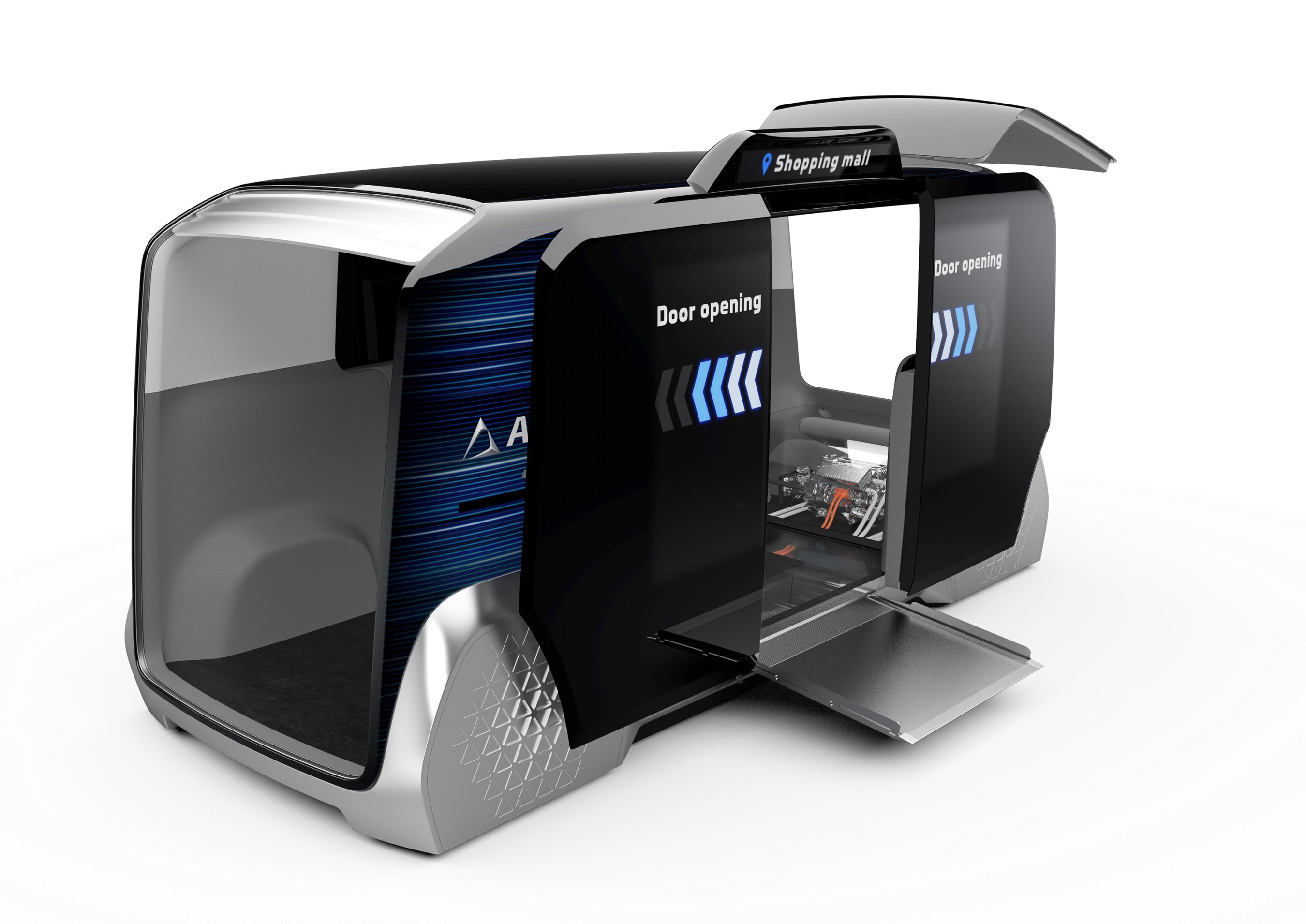 At CES 2020, AISIN Group will unveil the i-mobility Type C-20, an autonomous concept vehicle for community use that will demonstrate the connection and interaction between the vehicle, its human riders and cloud-based data.