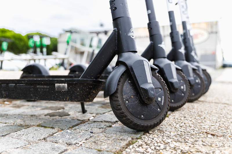 New York City Department of Transportation Bird Lime and Veo e-scooter East Bronx