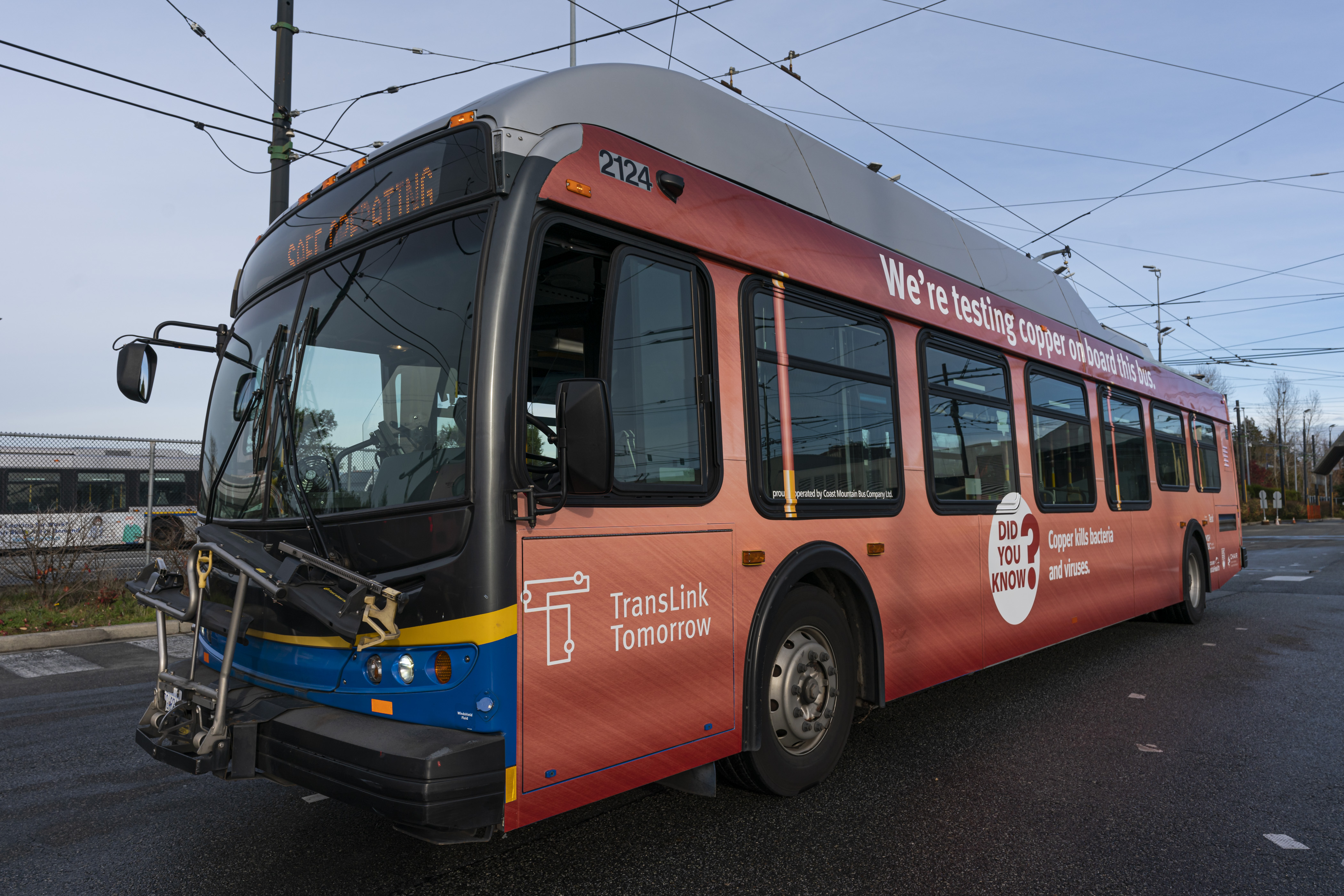 Teck Resources antimicrobial copper coatings Toronto Transit Commission TransLink