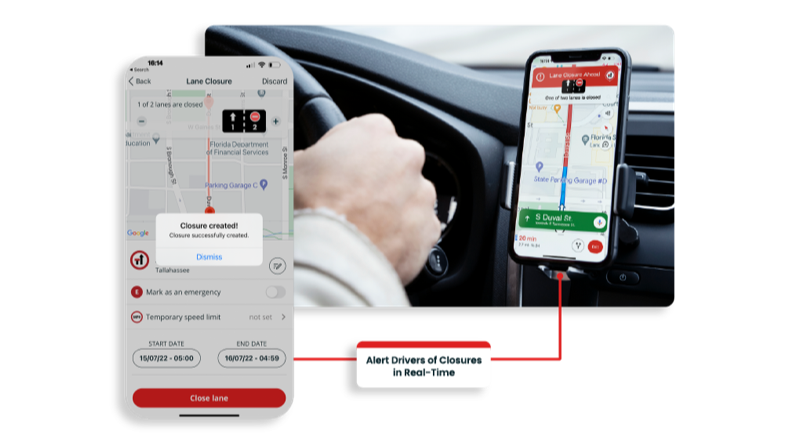 US drivers can count on timely and accurate work zone information through their preferred mapping app or device, according to one.network