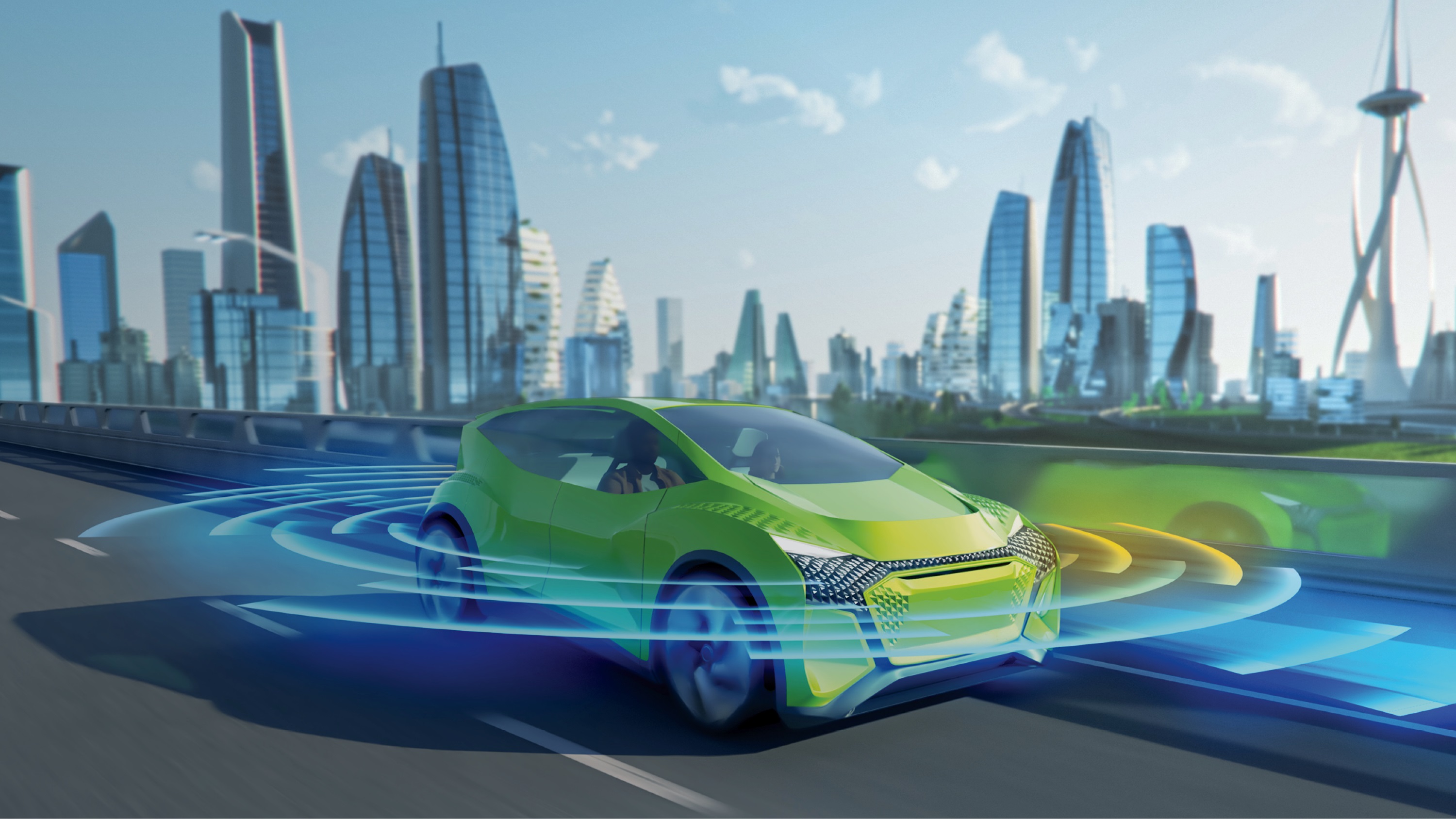 Autonomous driving ADAS road safety chip radar (image: NXP Semiconductors)