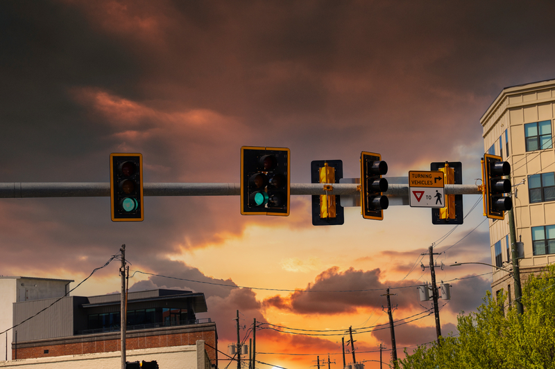 Traffic signals pedestrian accessibility Illinois innovation © Marcus Jones | Dreamstime.com