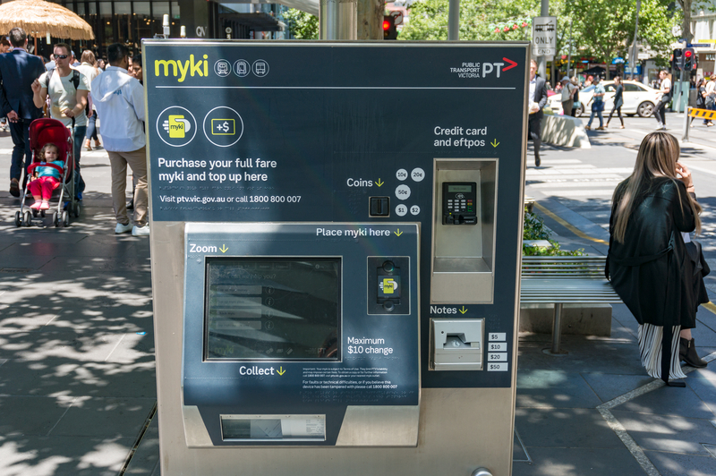 Account-based ticketing public transit Victoria Australia © Esmehelit | Dreamstime.com