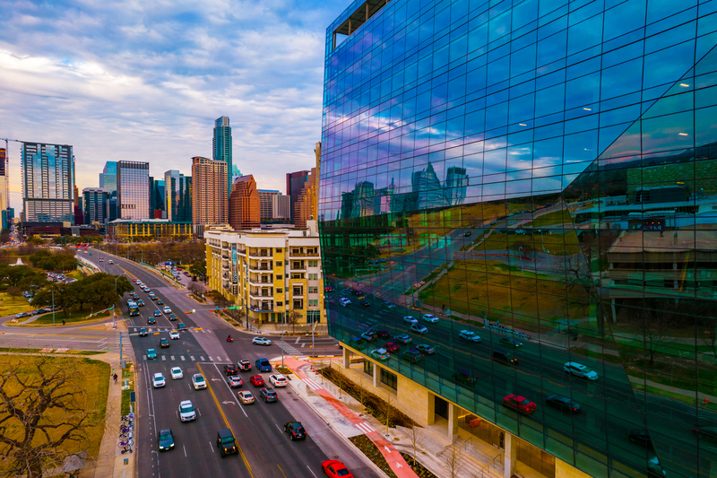 Traffic management Texas Keep Austin Weird © Bryan Roschetzky | Dreamstime.com