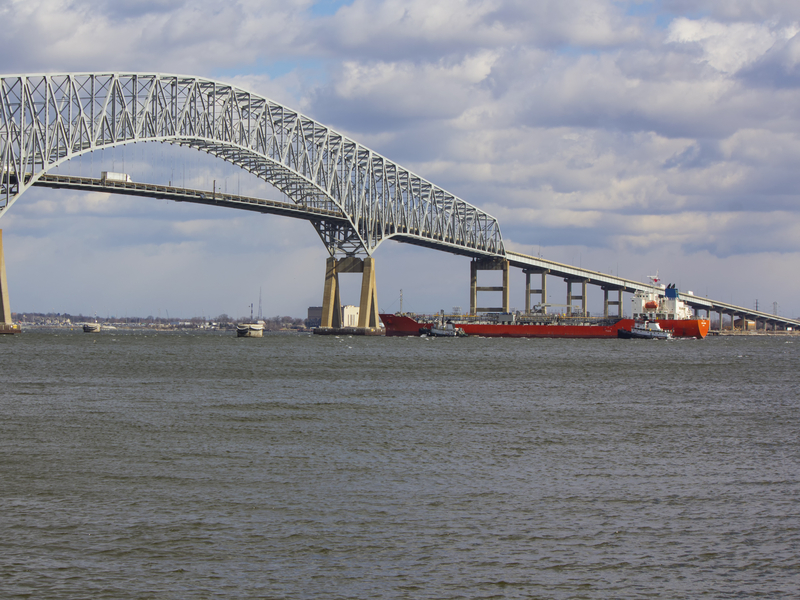  Francis Scott Key Bridge Baltimore tanker collapse © Charlie Floyd | Dreamstime.com