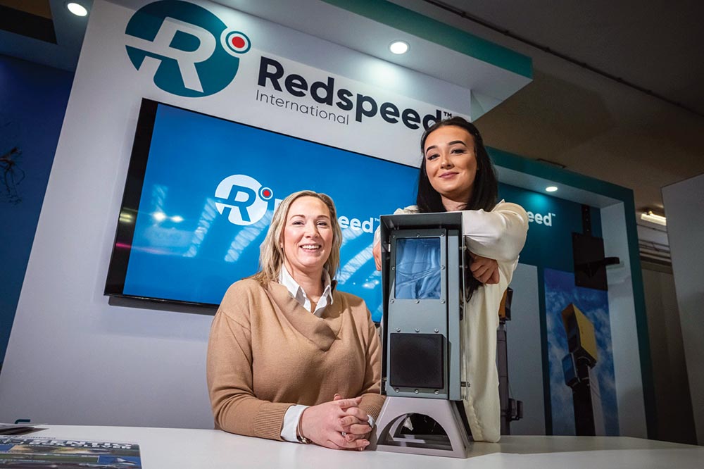 Sammy Hincliffe, left and Tia Allsopp of Redspeed