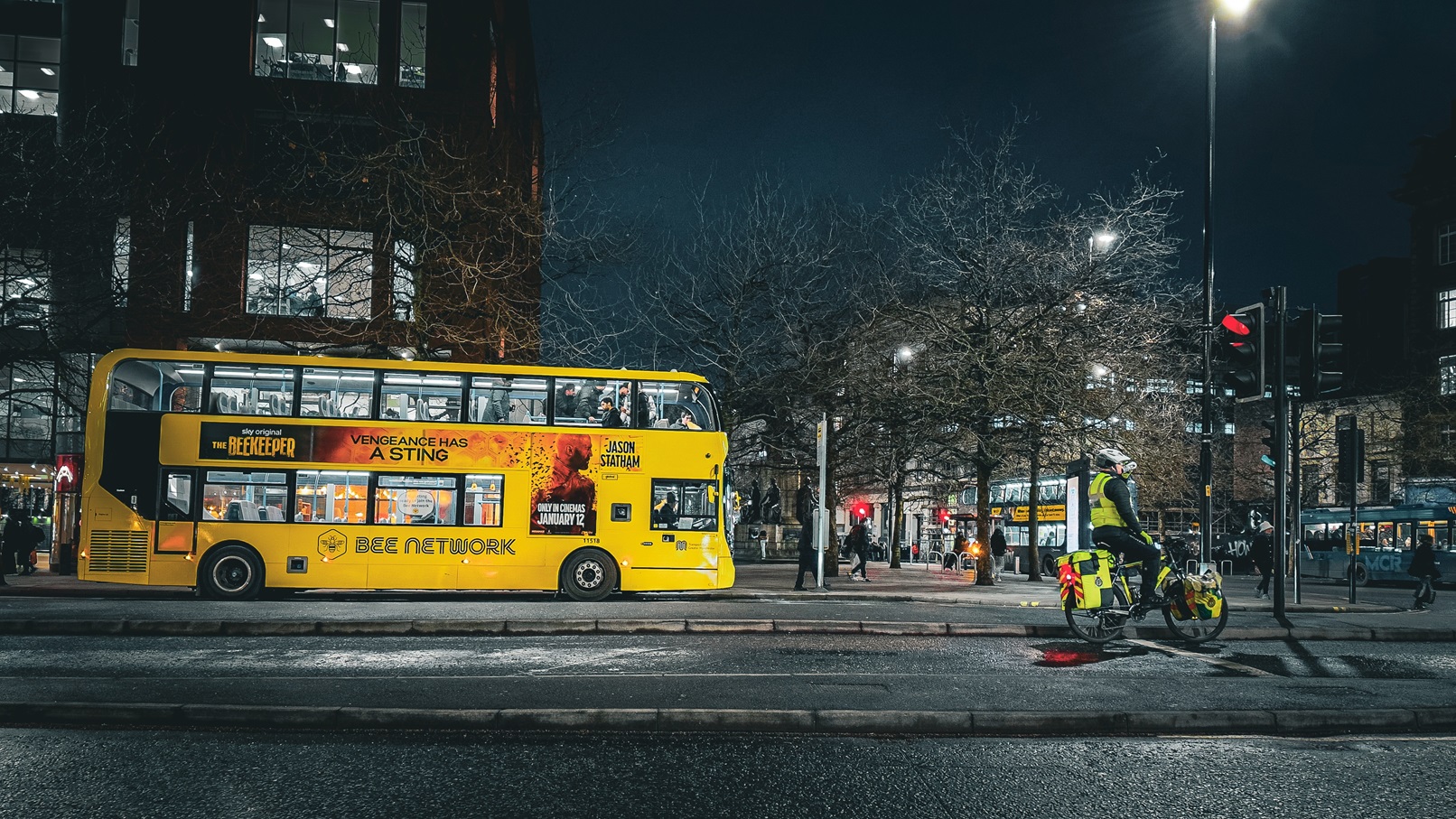 Manchester Bee Network trams bus digital twin (image: Aimsun)