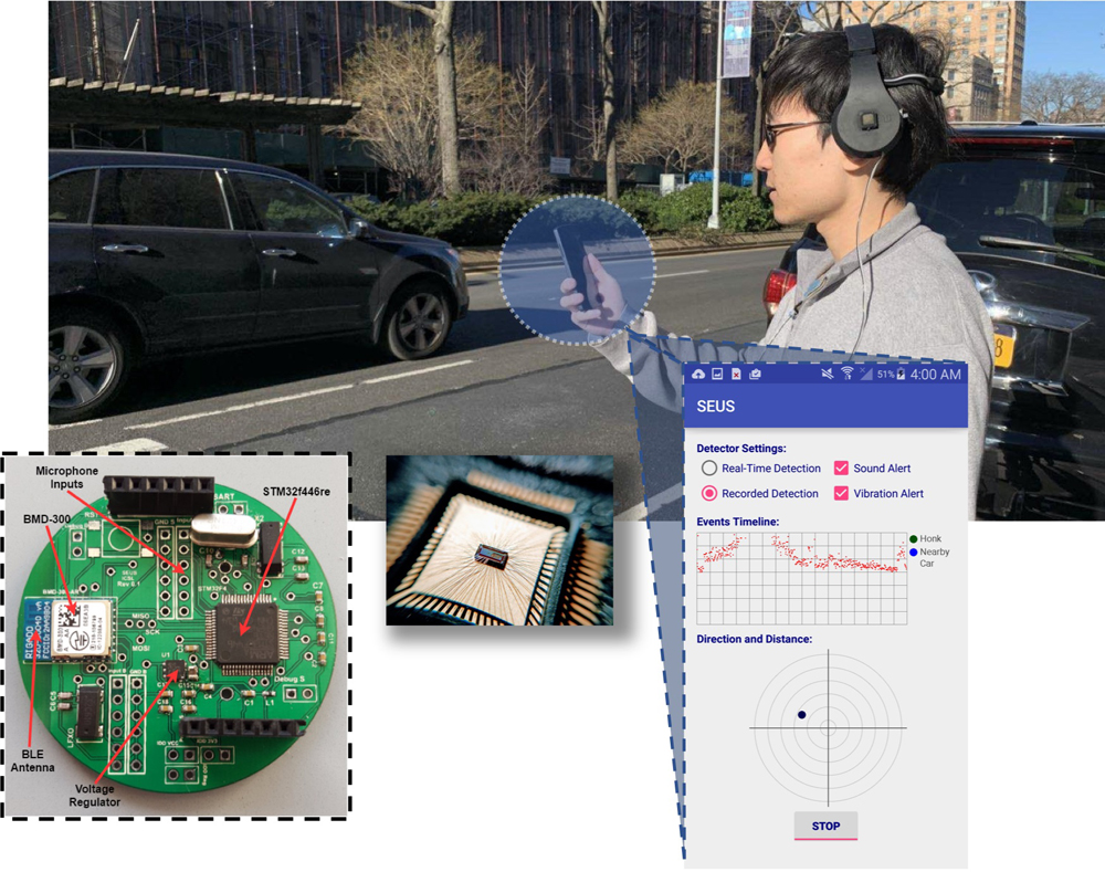 The machine learning algorithm needs to be ‘fed’ sounds from the streets, such as engine and tyre noise