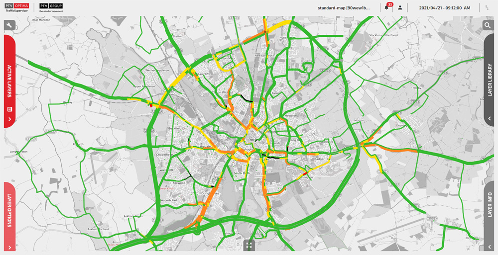 The scope of the system to help with long-term planning will become apparent as it gathers more data, PTV says