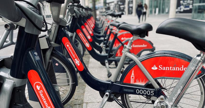 Bike-share London micromobility Santander (© ITS International)