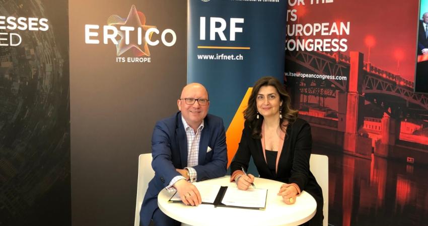 Ertico IRF Geneva digitalisation climate change decarbonisation ITS