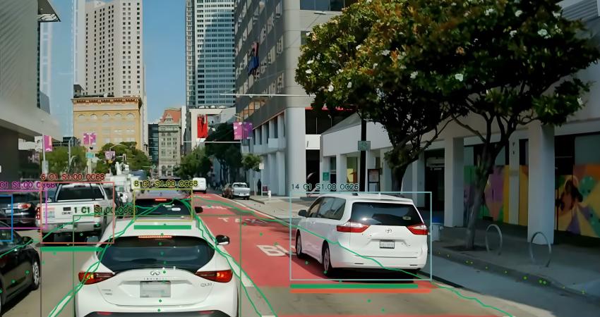 Public transit bus lane enforcement New York City (image: Hayden AI)