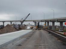 Construction of an overpass