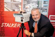 William Fagen displays Stalker Radar's CiTE 