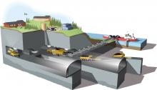 A model of the Stockholm Bypass tunnel interior..jpg