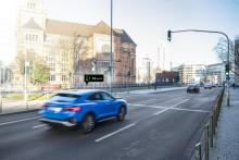 Audi networks with traffic lights in Düsseldorf (credit: Audi)