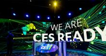 Behind the scenes of the CES 2021 anchor desk © CES 2021