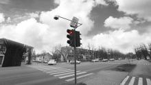 LMT artificial intelligence traffic monitoring solution red lights Riga Latvia traffic light camera