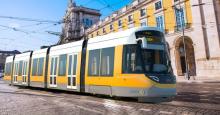 Lisbon tram communications system transit digital © Caf