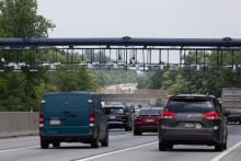 Pennsylvania turnpike open-road tolling gantries (image: Commonwealth Media Services)