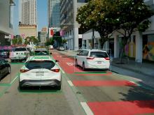 Public transit bus lane enforcement New York City (image: Hayden AI)