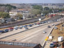 Wycliff Plaza Toll Collection during construction