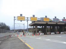 Test toll lane at Beacon Bridge, NY