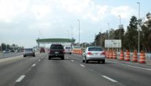 Southbound traffic FTE signature gantry 