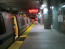 Train staions use BART to check crowdedness